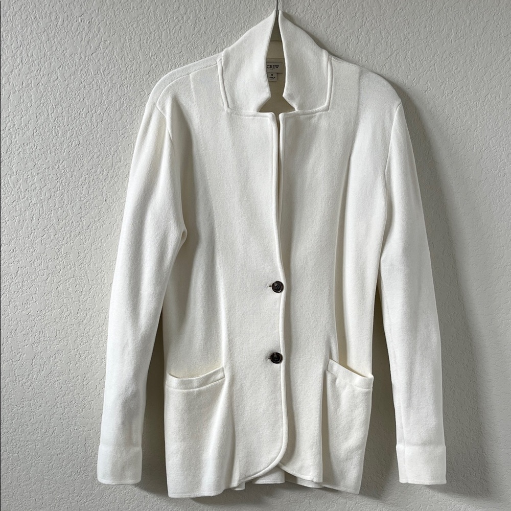J. Crew Women’s Cream Sweater Blazer